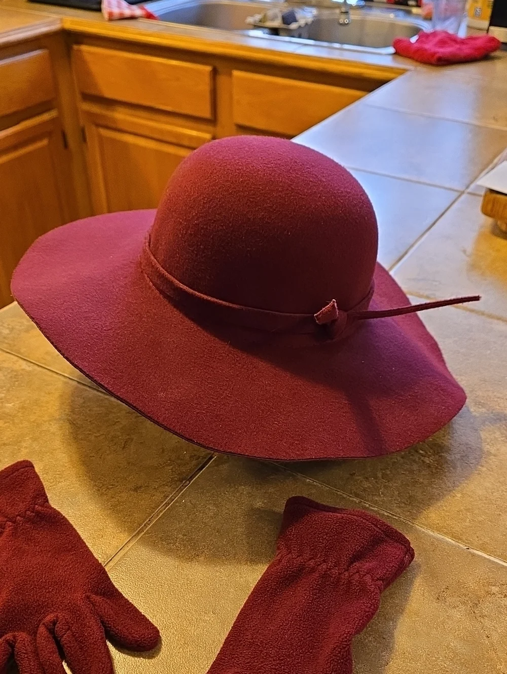 No Brand Wool Hat And Gloves